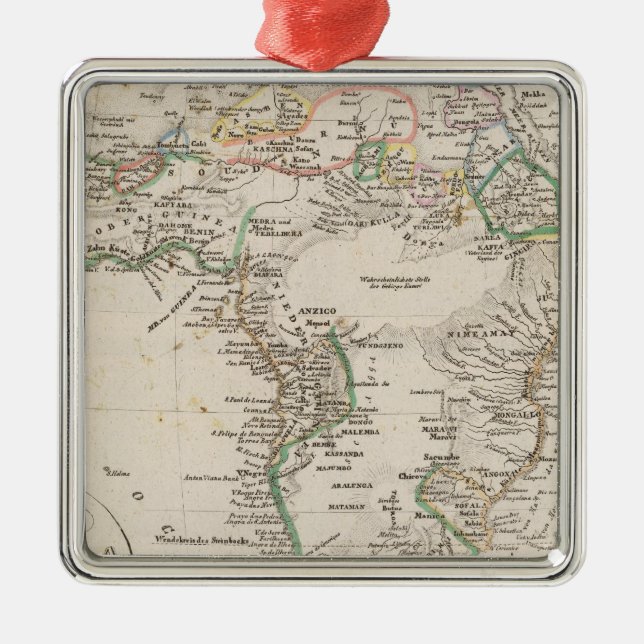 Africa 21 metal tree decoration (Front)