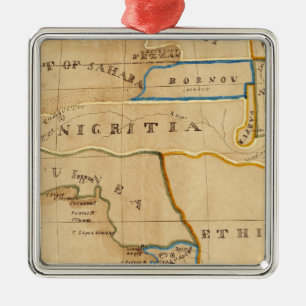 Africa 26 metal tree decoration