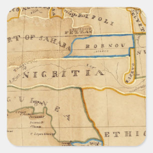 Africa 26 square sticker