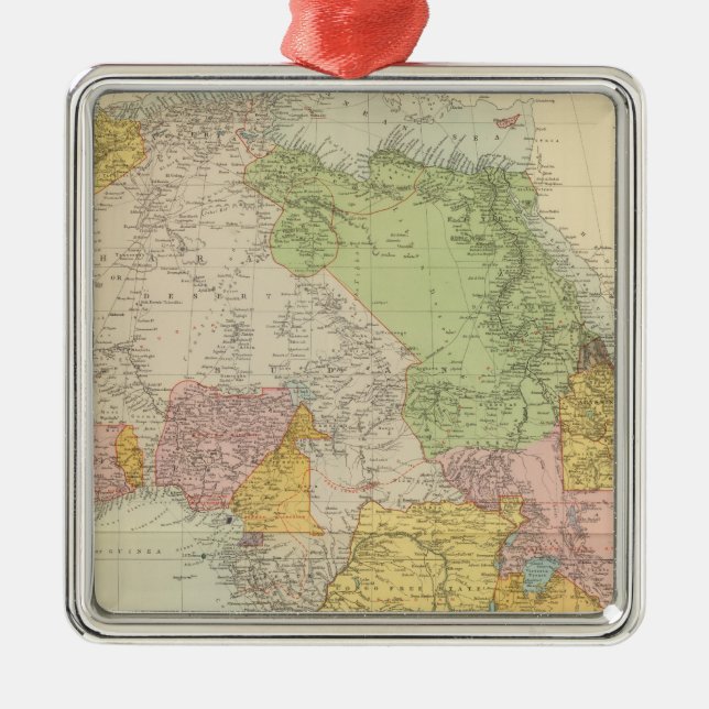 Africa 28 metal tree decoration (Front)