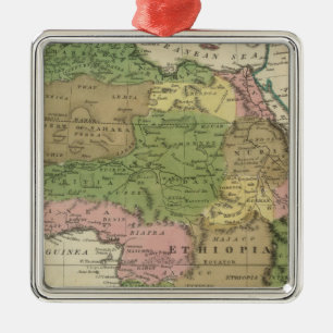 Africa 2 metal tree decoration