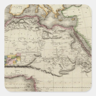 Africa 35 square sticker