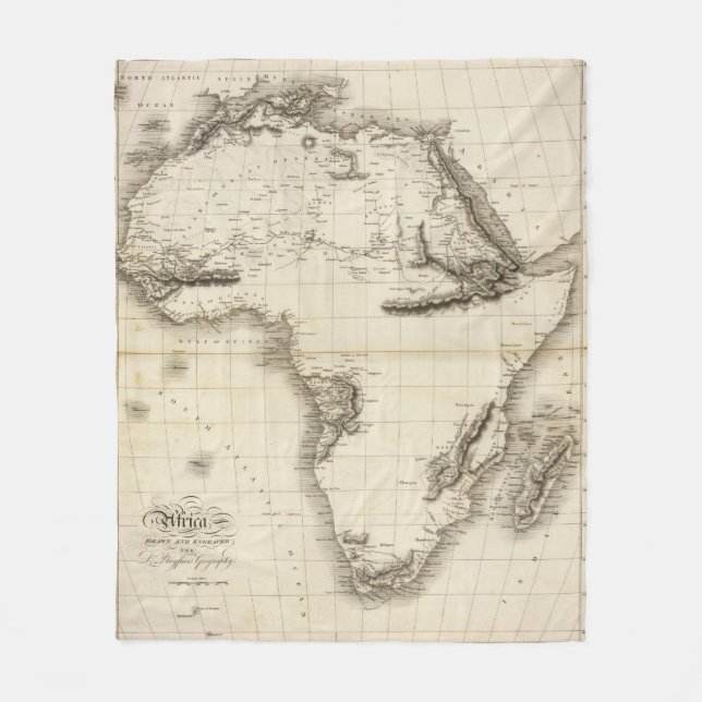 Africa 39 fleece blanket (Front)