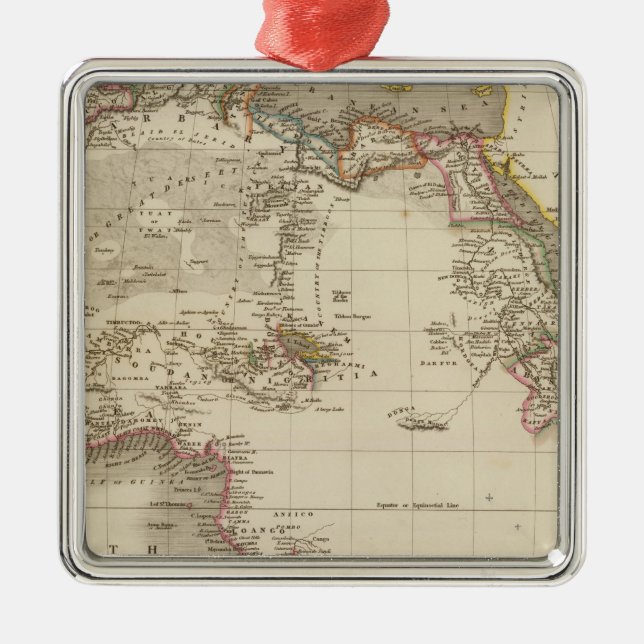 Africa 40 metal tree decoration (Front)