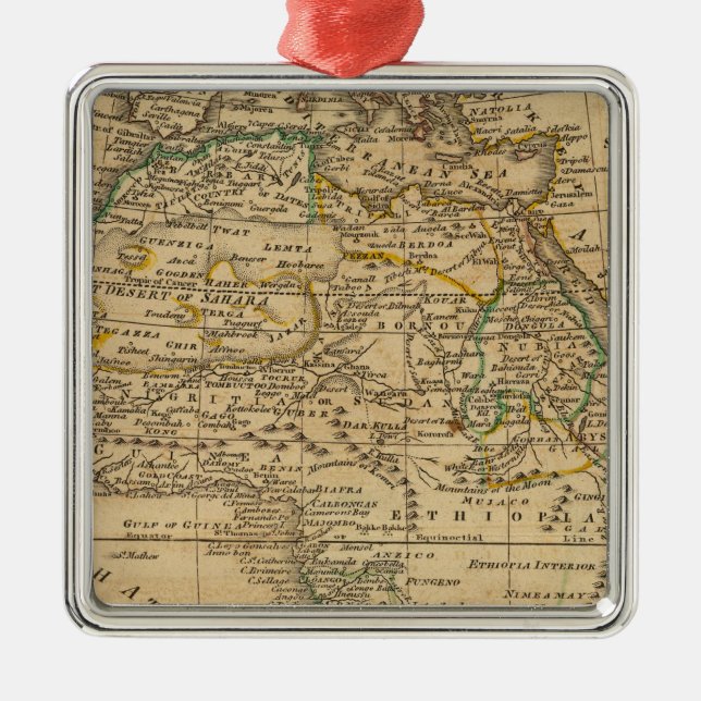 Africa 45 metal tree decoration (Front)