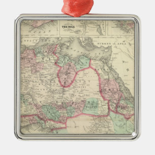 Africa 47 metal tree decoration