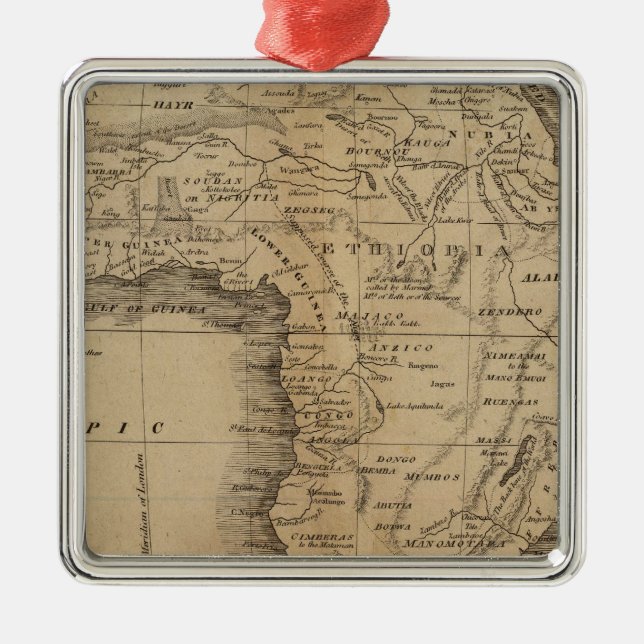 Africa 50 metal tree decoration (Front)