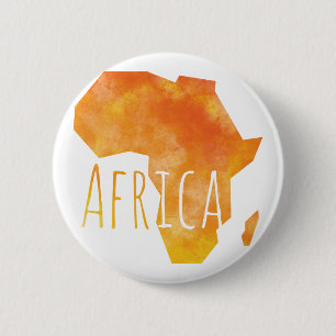 Africa 6 Cm Round Badge