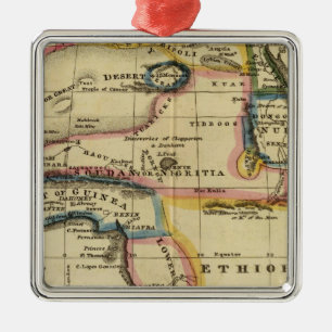 Africa 7 metal tree decoration