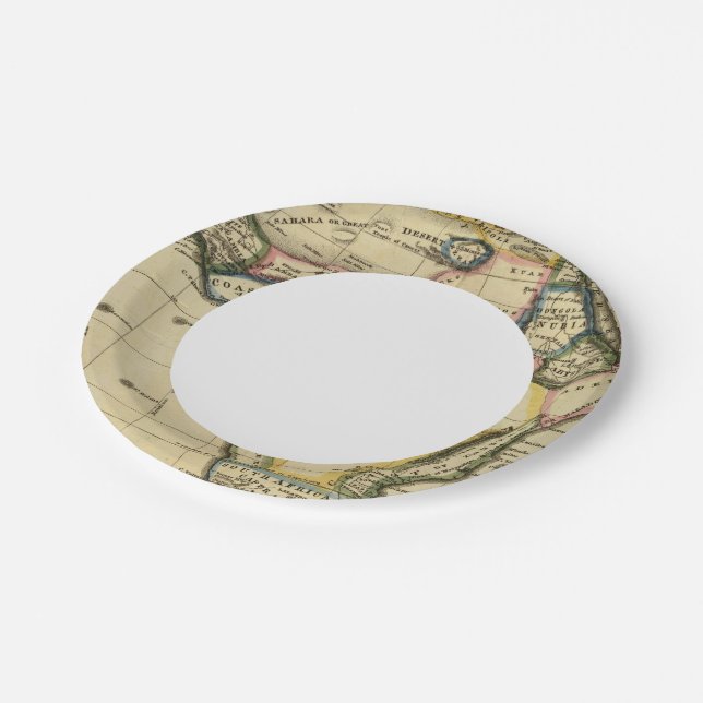 Africa 7 paper plate (Angled)
