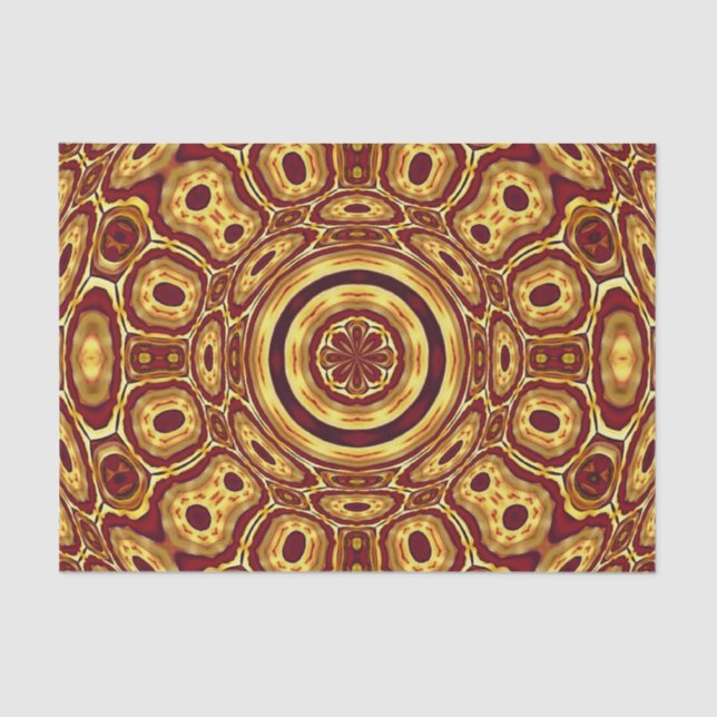 Africa Abstract Art Pattern Tissue Paper (Front)