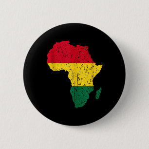 Africa African American Black History Month Junete 6 Cm Round Badge
