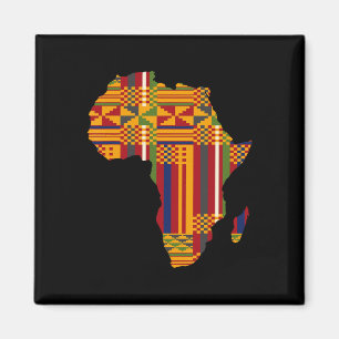 Africa African American Kente Black History Month Magnet