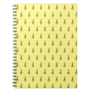 Africa, African Art, Silhouette Dancers Notebook