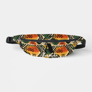 Africa Amhara Ethiopia Geometric Ethnic Pattern 2 Bum Bags