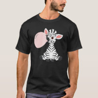 Africa Animal Pink Bubblegum Baby Zebra