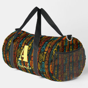 Africa Ashanti Akan Ghana Ethnic Pattern 4 Duffle Bag