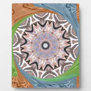 Africa Asia traditional edgy pattern Plaque