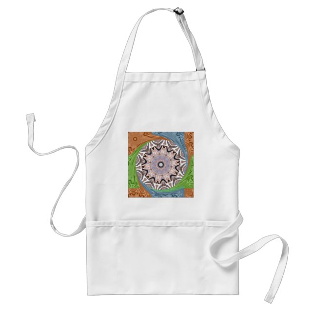 Africa Asia traditional edgy pattern Standard Apron (Front)