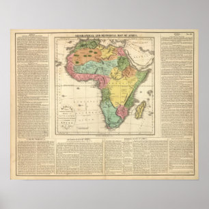 Africa Atlas Map 2 Poster