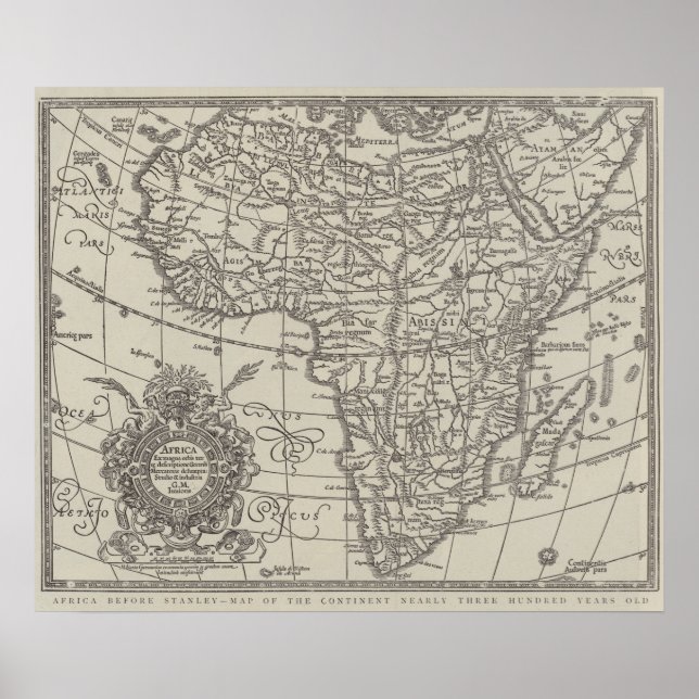 Africa Before Stanley Poster (Front)