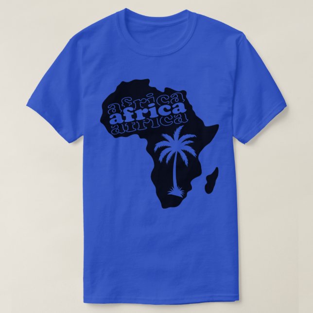 Africa black T-Shirt (Design Front)