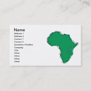 Africa Business Card
