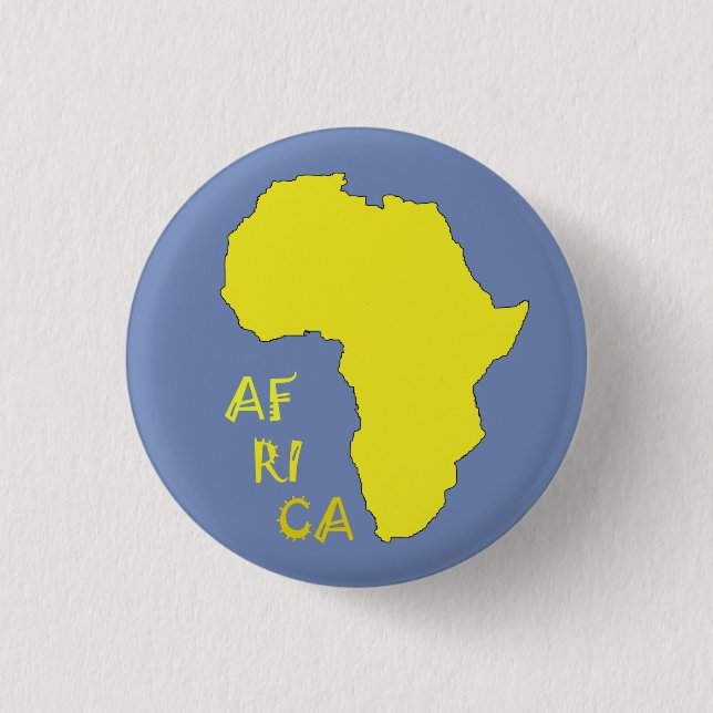 Africa Button Pin (Front)