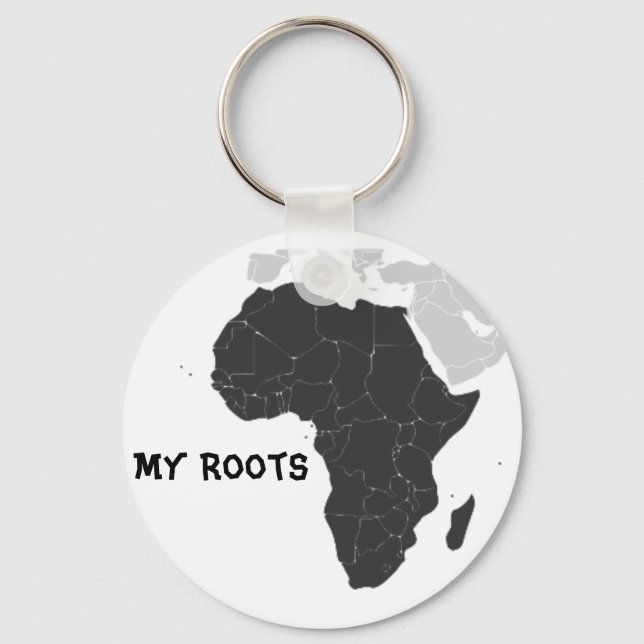 Africa Continent Key Ring (Front)
