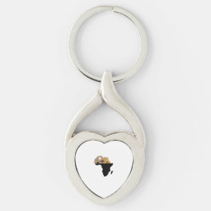 Africa Continent Safari  Key Ring