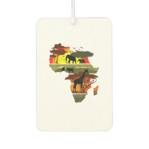 Africa Continent Sunset Safari Nature Wild Life  Car Air Freshener