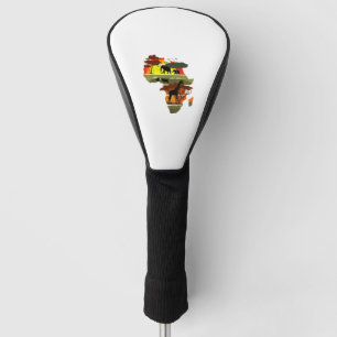 Africa Continent Sunset Safari Nature Wild Life Golf Head Cover