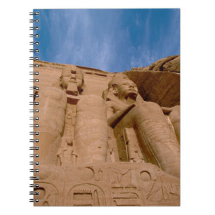 Africa, Egypt, Abu Simbel, Ramses II and Spiral Notebook
