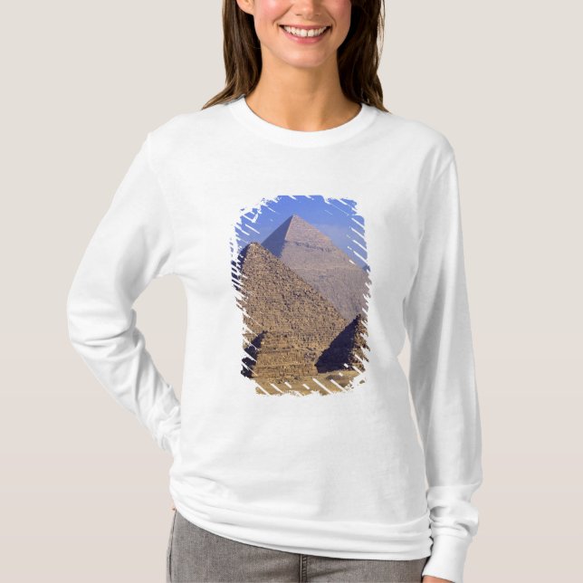 Africa, Egypt, Cairo, Giza. Great pyramids T-Shirt (Front)