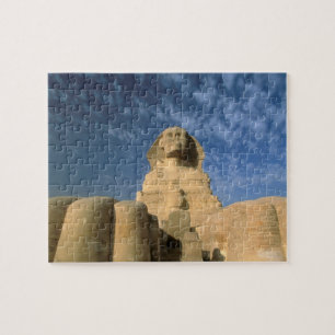 Africa, Egypt, Cairo, Giza Plateau. Sphinx Jigsaw Puzzle