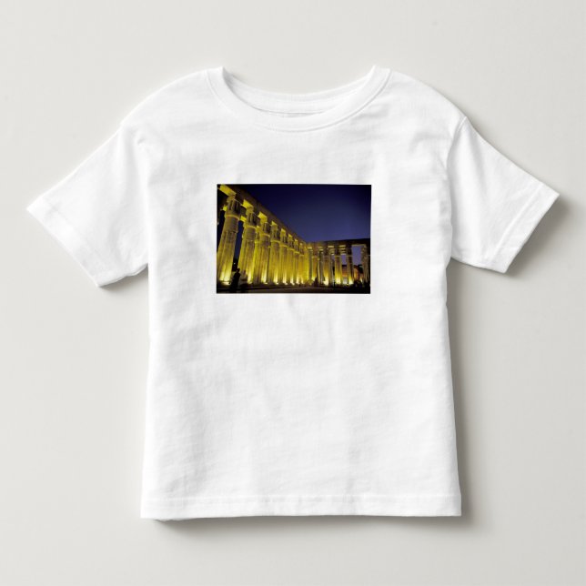 Africa, Egypt, Luxor. Sun court of Amenhotep Toddler T-Shirt (Front)