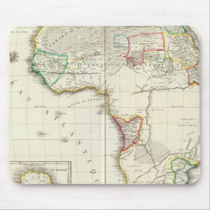 Africa Engraved map with 2 inset maps Mouse Pad