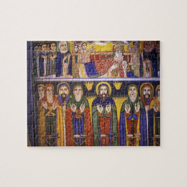 Africa, Ethiopia. Artwork depicting apostles and Jigsaw Puzzle (Horizontal)