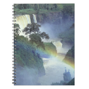 Africa, Ethiopia, Blue Nile River, Cataract. Spiral Notebook