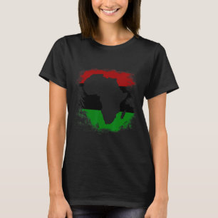 Africa Flag African Continent Map Pan-africa Unia T-Shirt