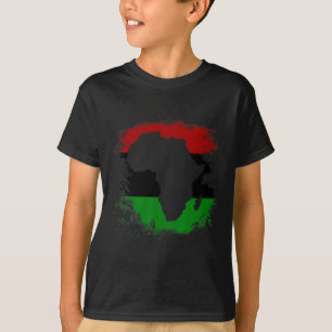 Africa Flag African Continent Map Pan-africa Unia  T-Shirt