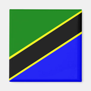 Africa: Flag of Tanzania Magnet