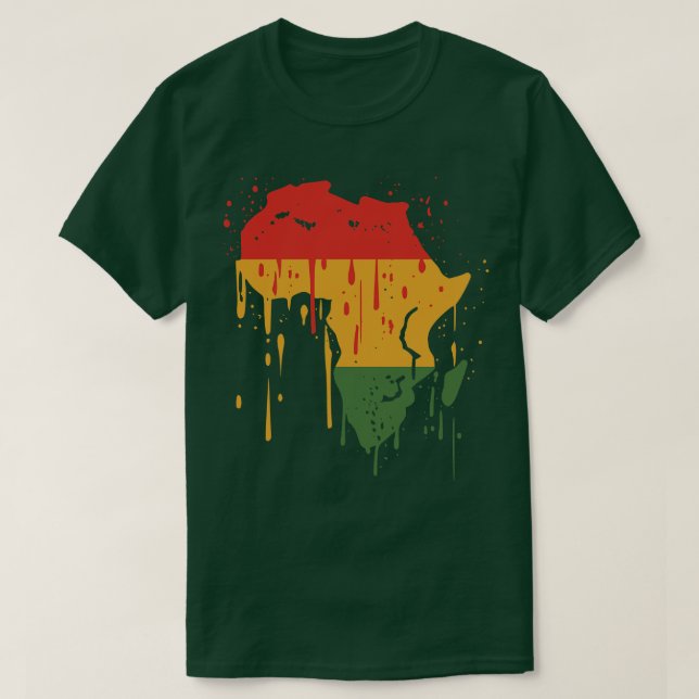 Africa Flag T-Shirt (Design Front)