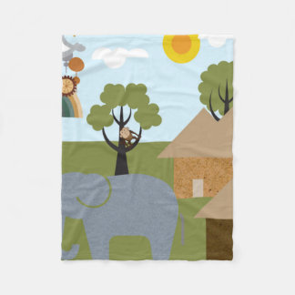Africa Fleece Blanket