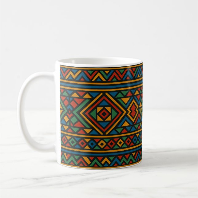 Africa Geometric Ndebele Mug (Left)