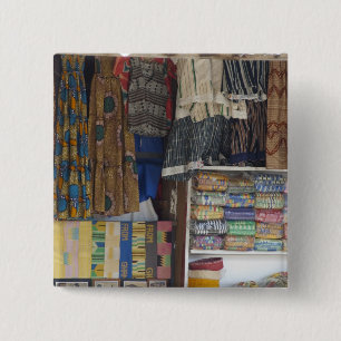 Africa, Ghana, Accra. Accra Textile & Handicraft 15 Cm Square Badge