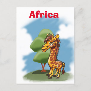 Africa Giraffe Postcard