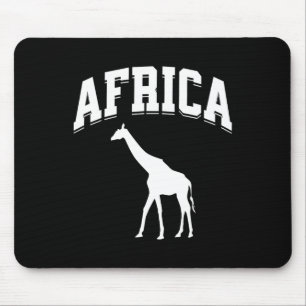 Africa Giraffe Safari Vacation Souvenir Preppy Aes Mouse Pad
