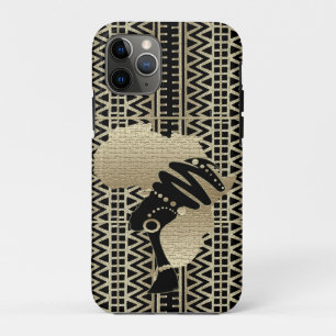 Africa In Gold – Afrocentric Princess Logo Case-Mate iPhone Case