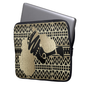 Africa In Gold Laptop Sleeve